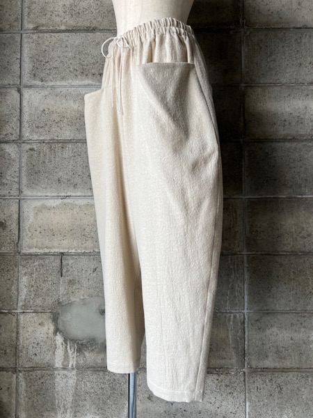 atelier naruse アトリエナルセ / コットンウールツイルサルエルパンツ