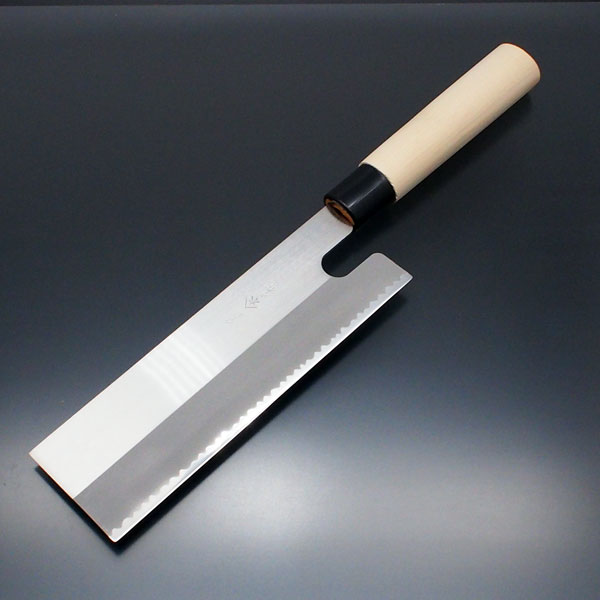 麺切包丁 ステン麺・餅切り庖丁刃渡210mm 当木付 やまき白木屋