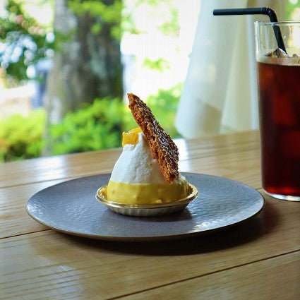 SHIZUKIGAMA・姿月窯】グレージュプレート | 岐阜 土岐の器・お皿で