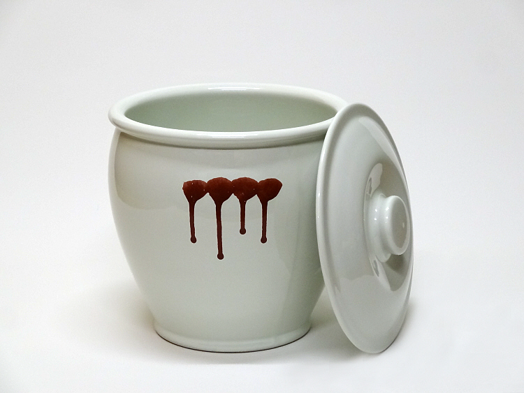 久松窯】切立 蓋付 かめ 10号【メーカー廃業による絶版品】 久松窯