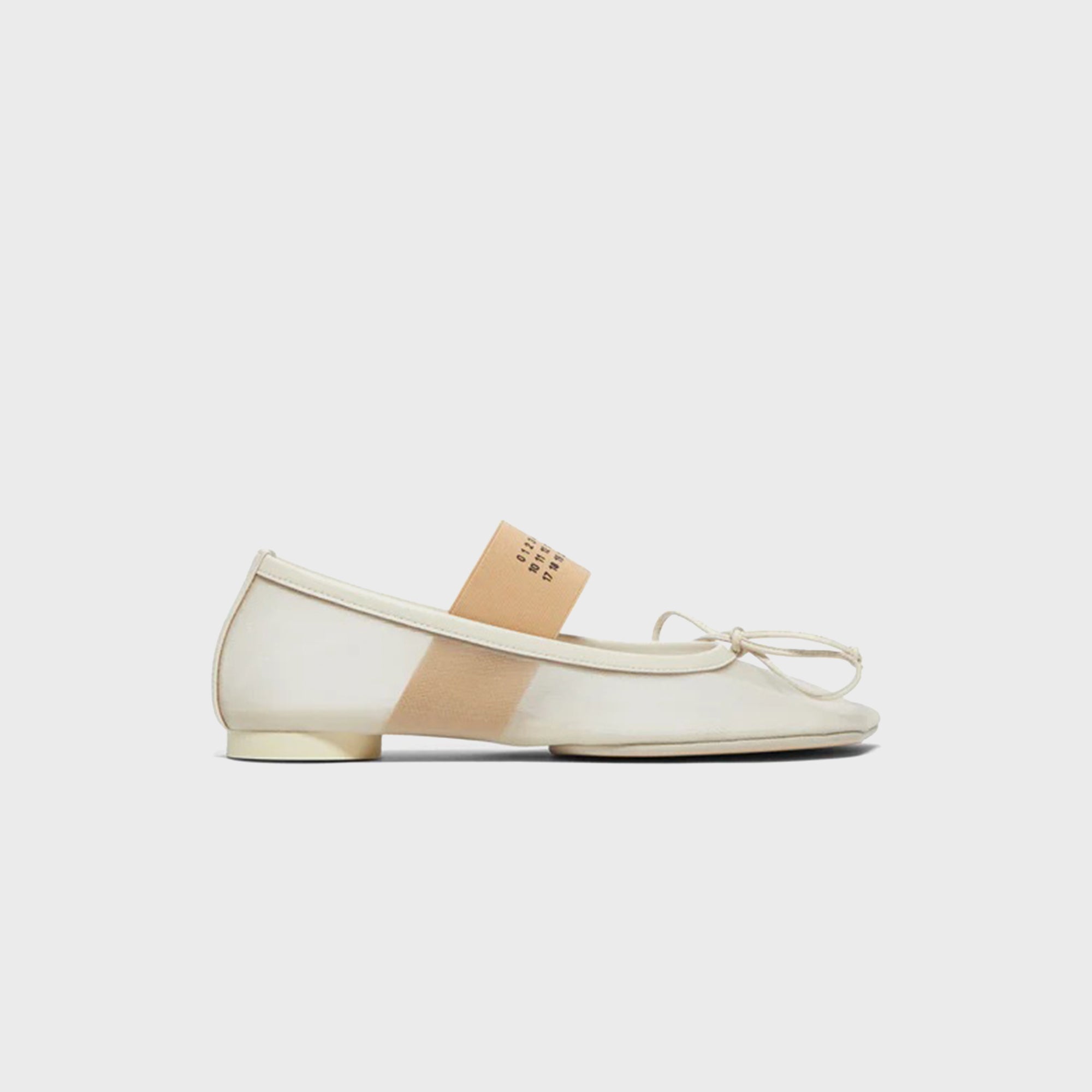 MM6 Maison Margiela WMNS Anatomic Numeric Ballerina - Bleached