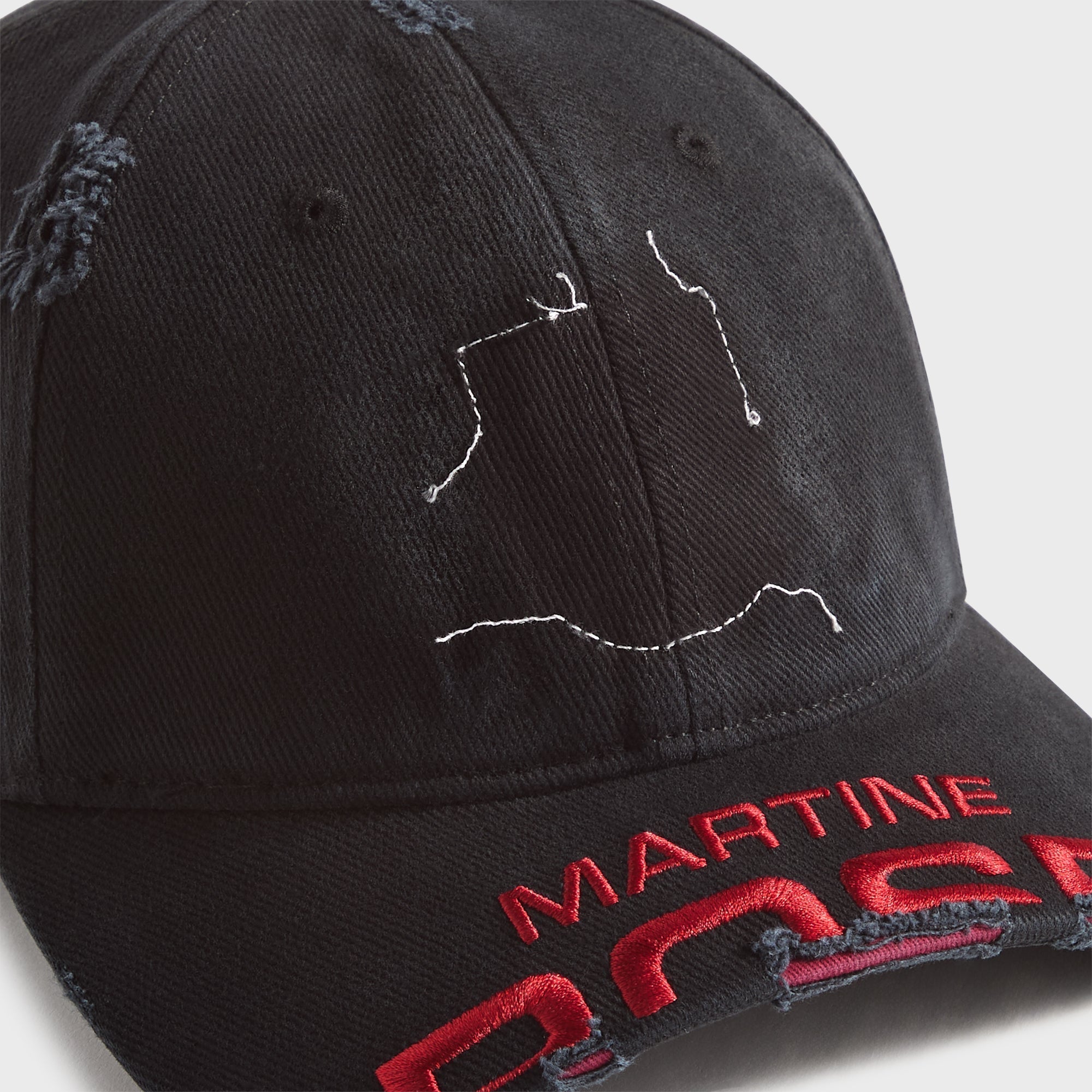 Martine Rose Cut Peak Cap - Washed Black – Kith