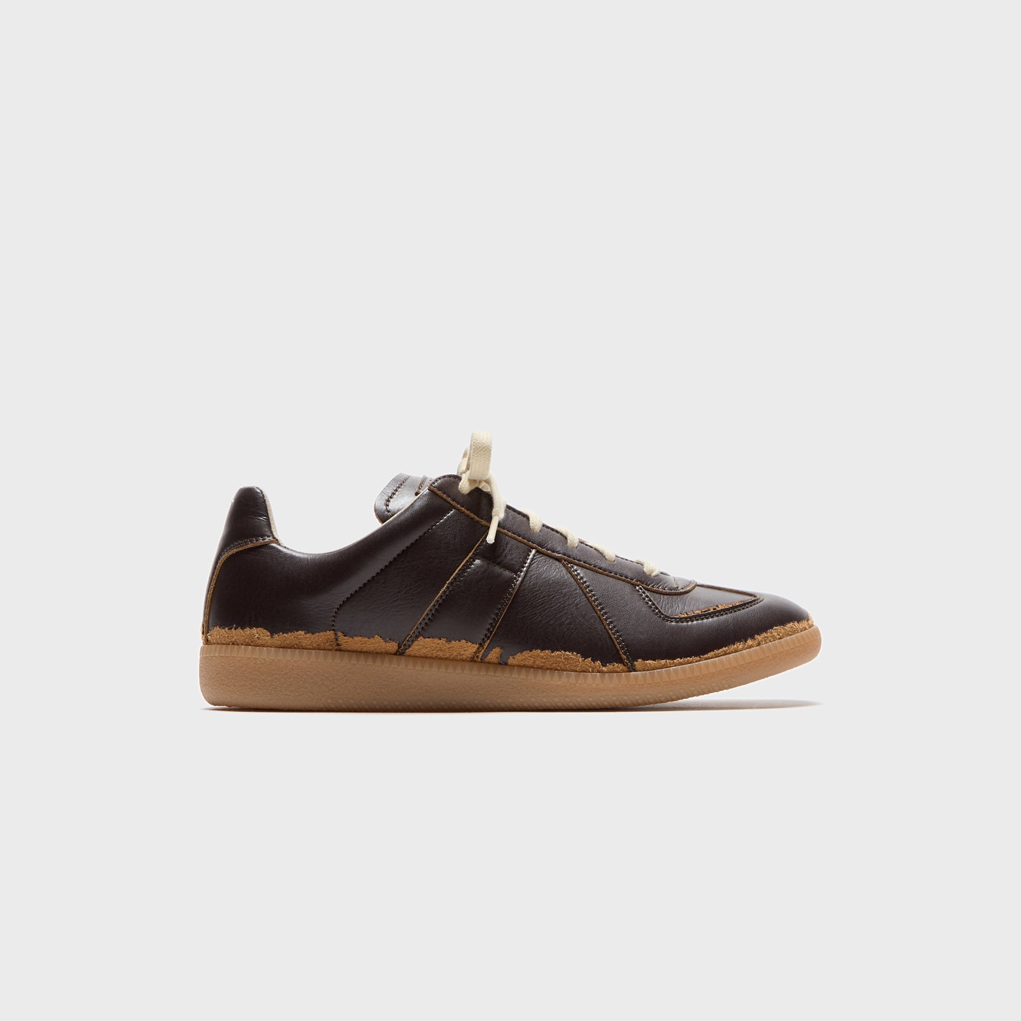 Maison Margiela Replica Sneaker - Dark Brown / Camel – Kith