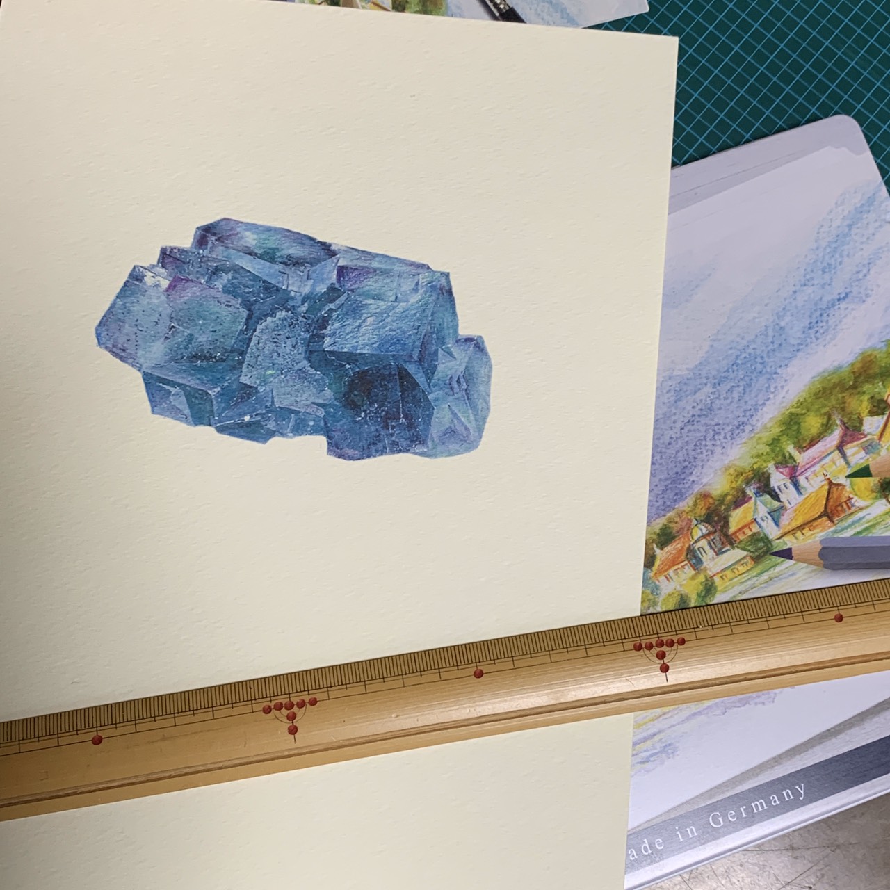 写真彩色画と鉱物コラージュはじめました♪ – きらら舎