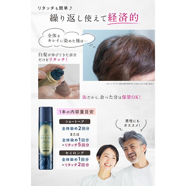 2/23限定！10％OFF】ヘアボーテ エクラ ボタニカルエアカラーフォーム