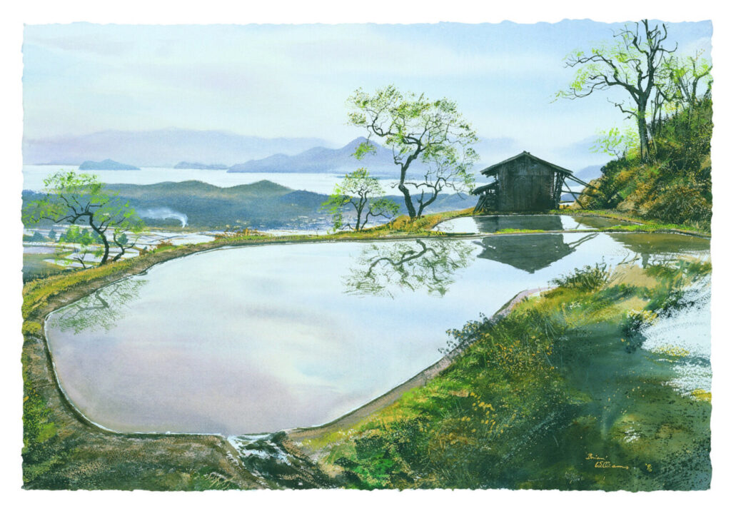 曲面絵画＞ 異国を彷徨う画家が描く滋賀の風景画 #巡る滋賀 | キレイノート