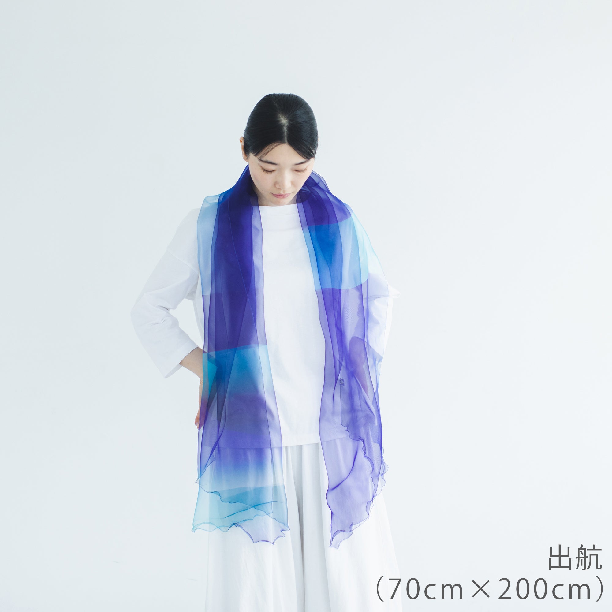 天女の羽衣®】 ストール スカーフ 海の色シリーズ ー まてーれオリジナル