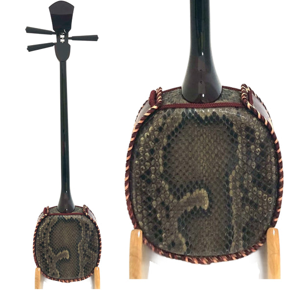 フライングやもりん ガマゴン黒檀竿 三線 フライングやもりん ガマゴン