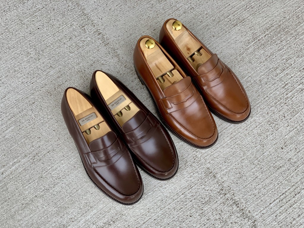 ダークブラウンのJMウエストン180ローファーを色ち買い！【4色目