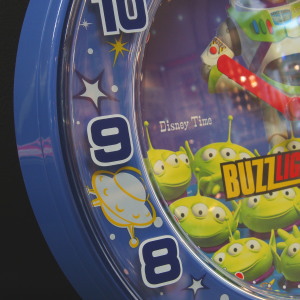 トイ・ストーリー／バズ・ライトイヤー 置き掛け兼用時計