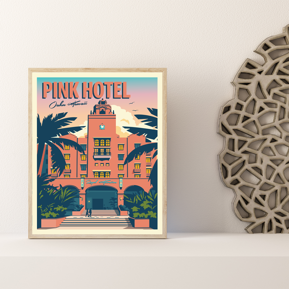 Royal Hawaiian 8 x 10 Poster | KoaWood Ranch