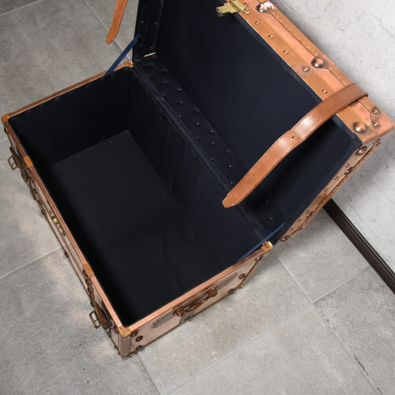メタルとレザー トランクボックス/TR-32 – 神戸アンティークウェアハウス