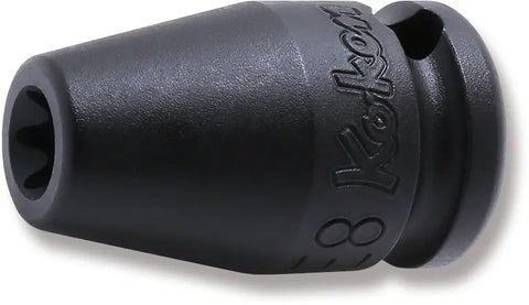 3/8 Sq. Dr. Impact TORX® E8 Socket w/ Magnet - Length 32mm - Ko