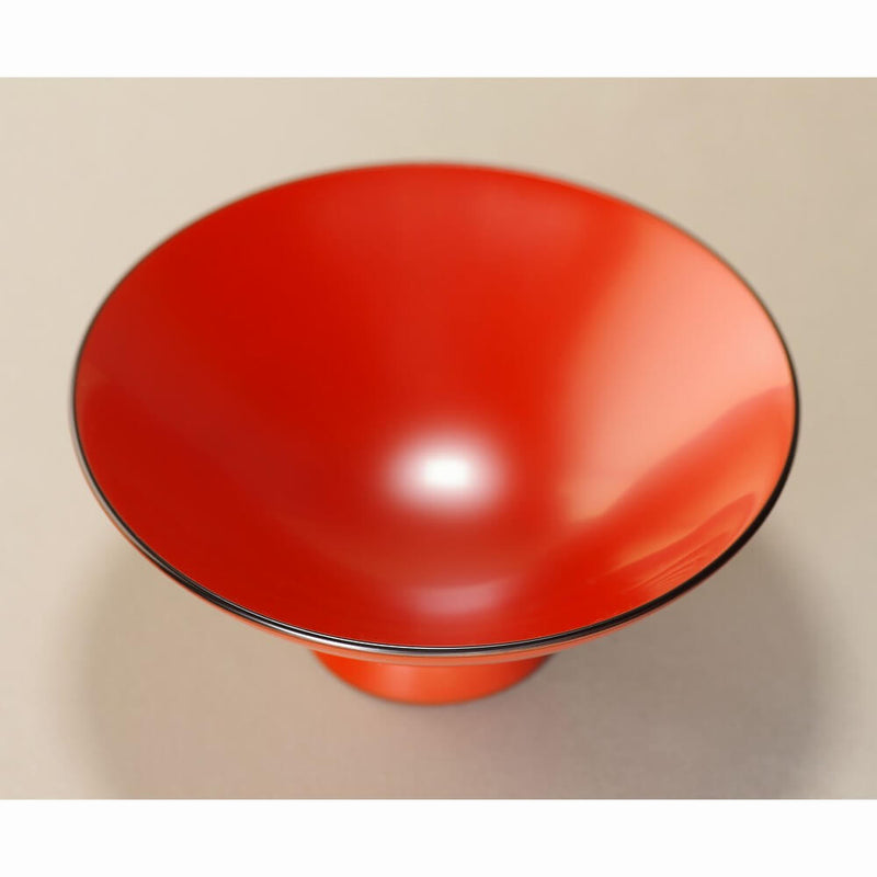 Sakazuki Sake Cup Negoro-hai (根来盃) Wajima Lacquerware 輪島塗