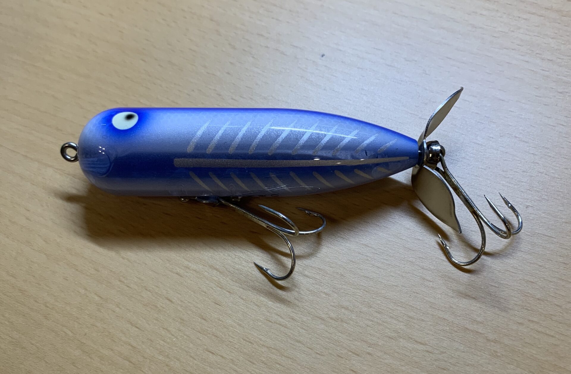 マグナムトーピード(ヘドン)インプレ。着水音最高。ピンポイント攻めに