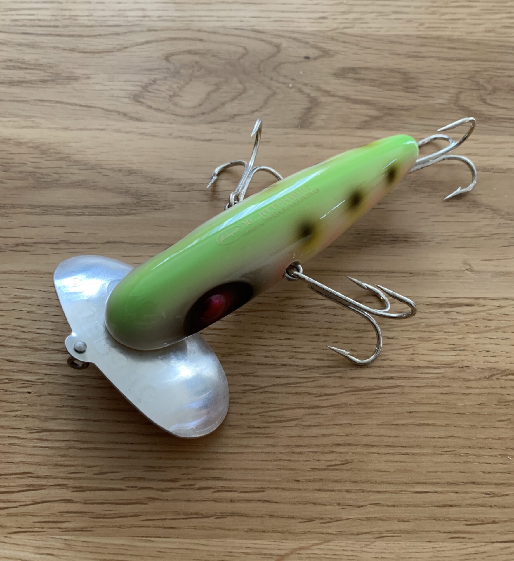 マスキージッターバグ(アーボガスト)インプレ。大きくなっても