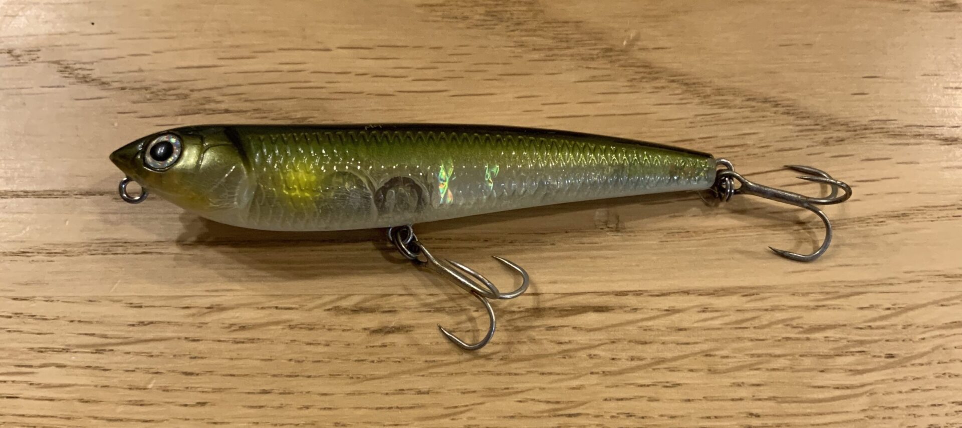 初代ドッグX(メガバス)インプレ。とても簡単に大きく首振りする名作