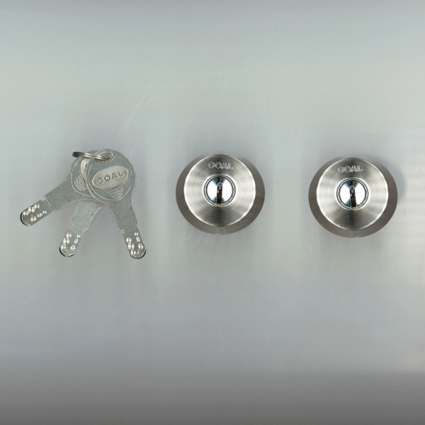 小池ガラス店 / AXドア 2ロック用D9シリンダー WD6236A GOAL製