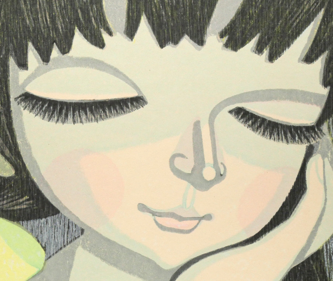 池田修三「りんご」木版画 絵画買取・販売の小竹美術