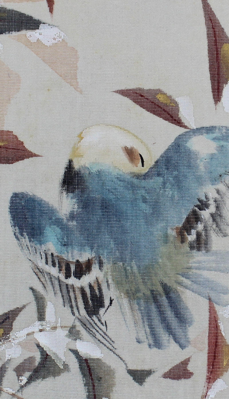 雪中南天小禽図｜新・古美術 高美堂（こうびどう）｜掛軸販売・通販