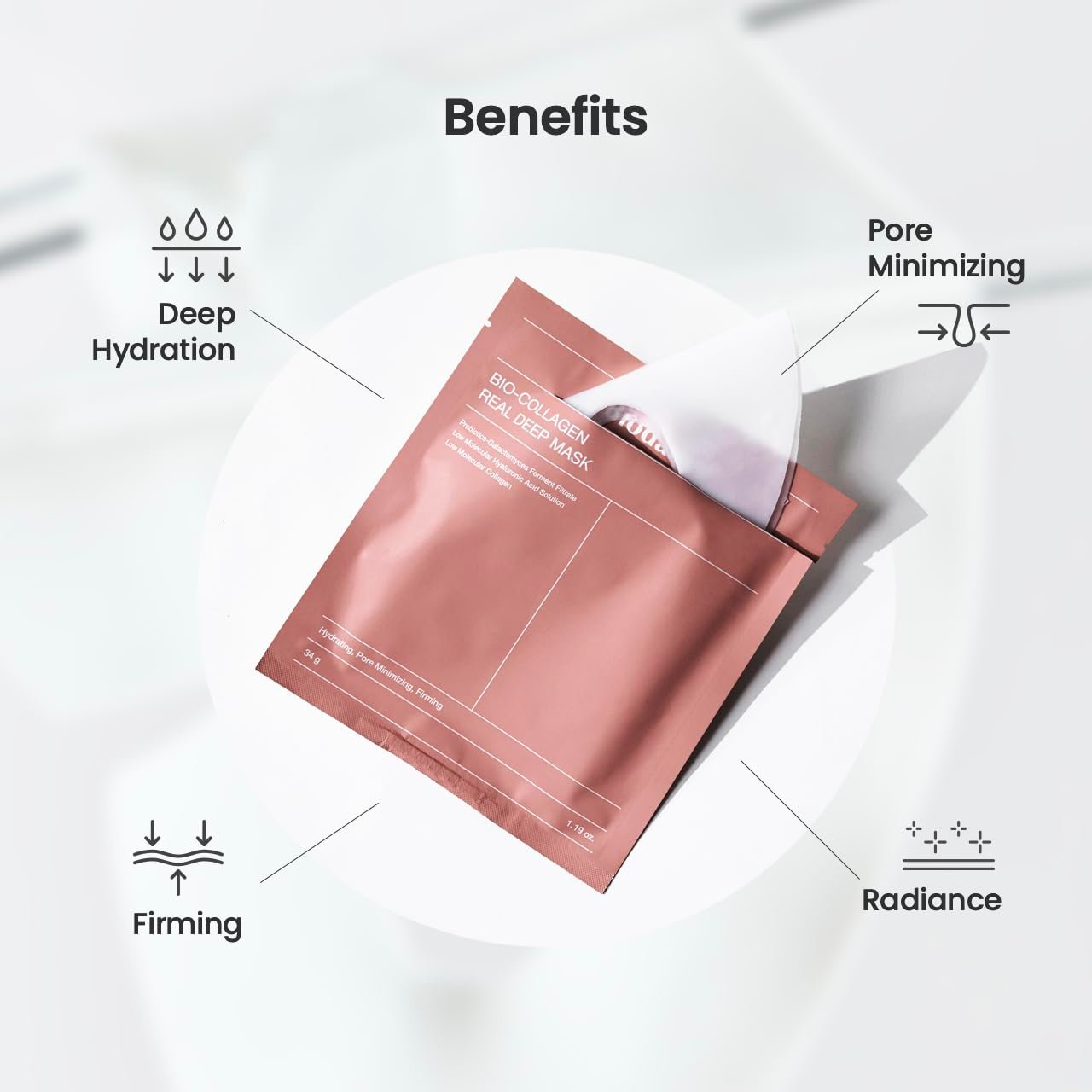 Biodance Bio-Collagen Real Deep Mask 34g x 4 ea for Skin