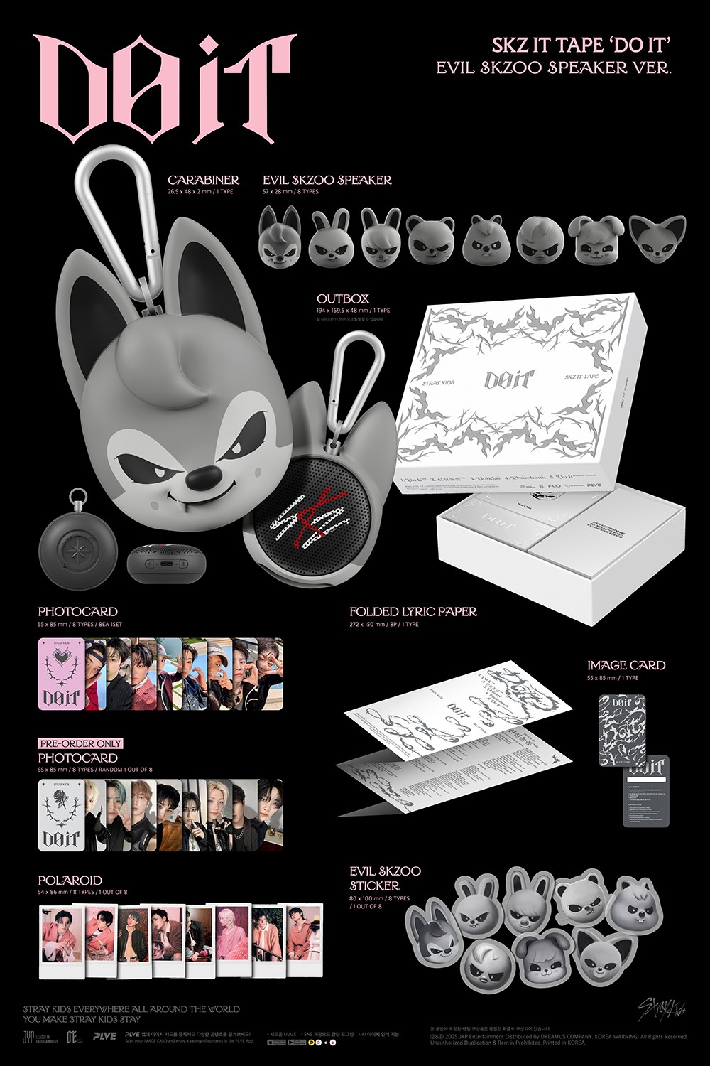 Pre Order] Stray Kids - Skz It Tape - Do It - Evil Skzoo Speaker