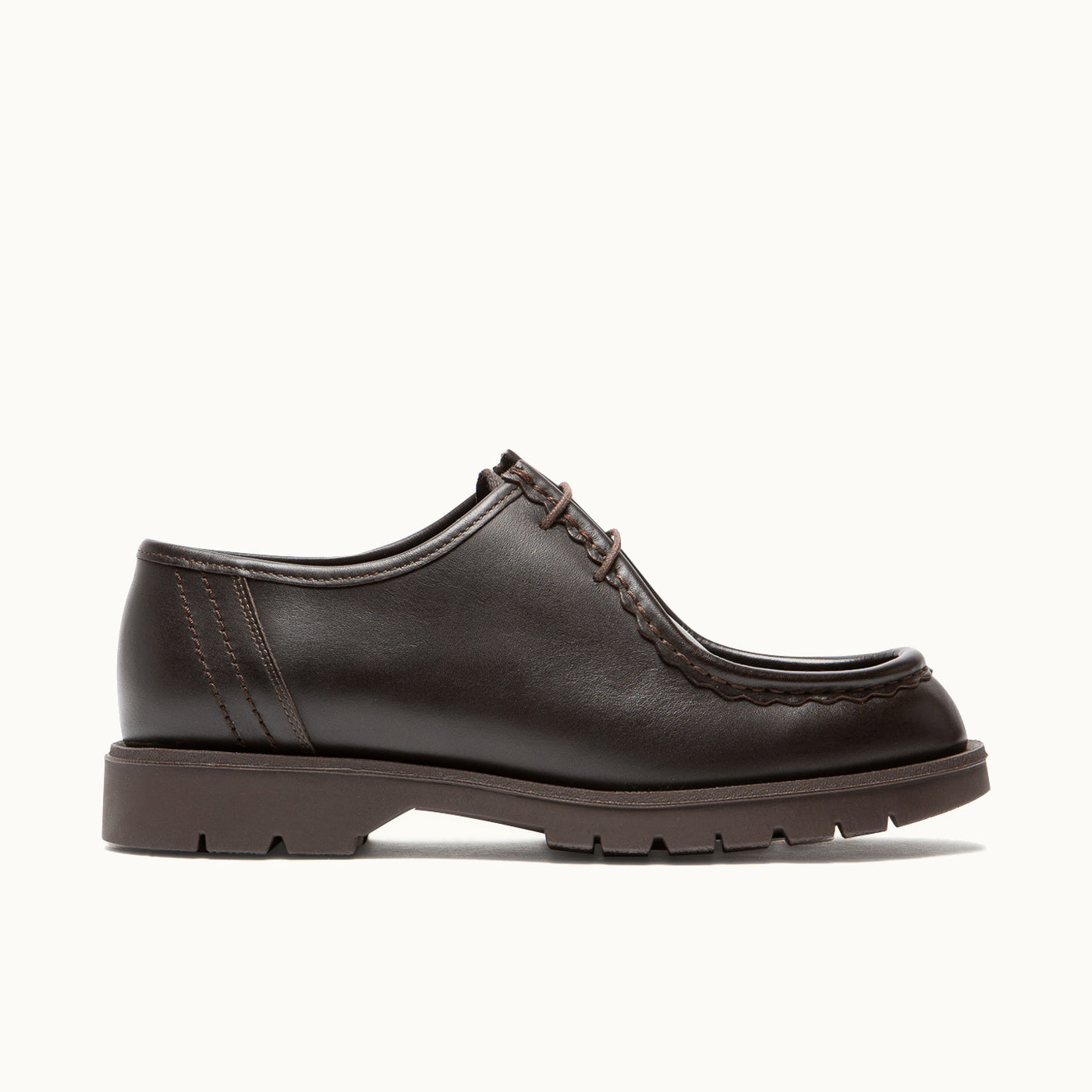Leather Tyrolean Shoes | PADROR Black – Kleman