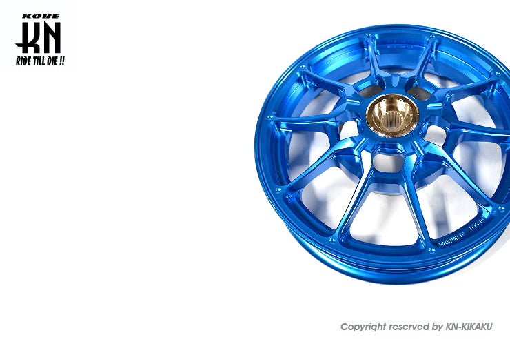 鍛造アルミホイール前後セット【アドレスV125/G(K5-K9)】ブルー