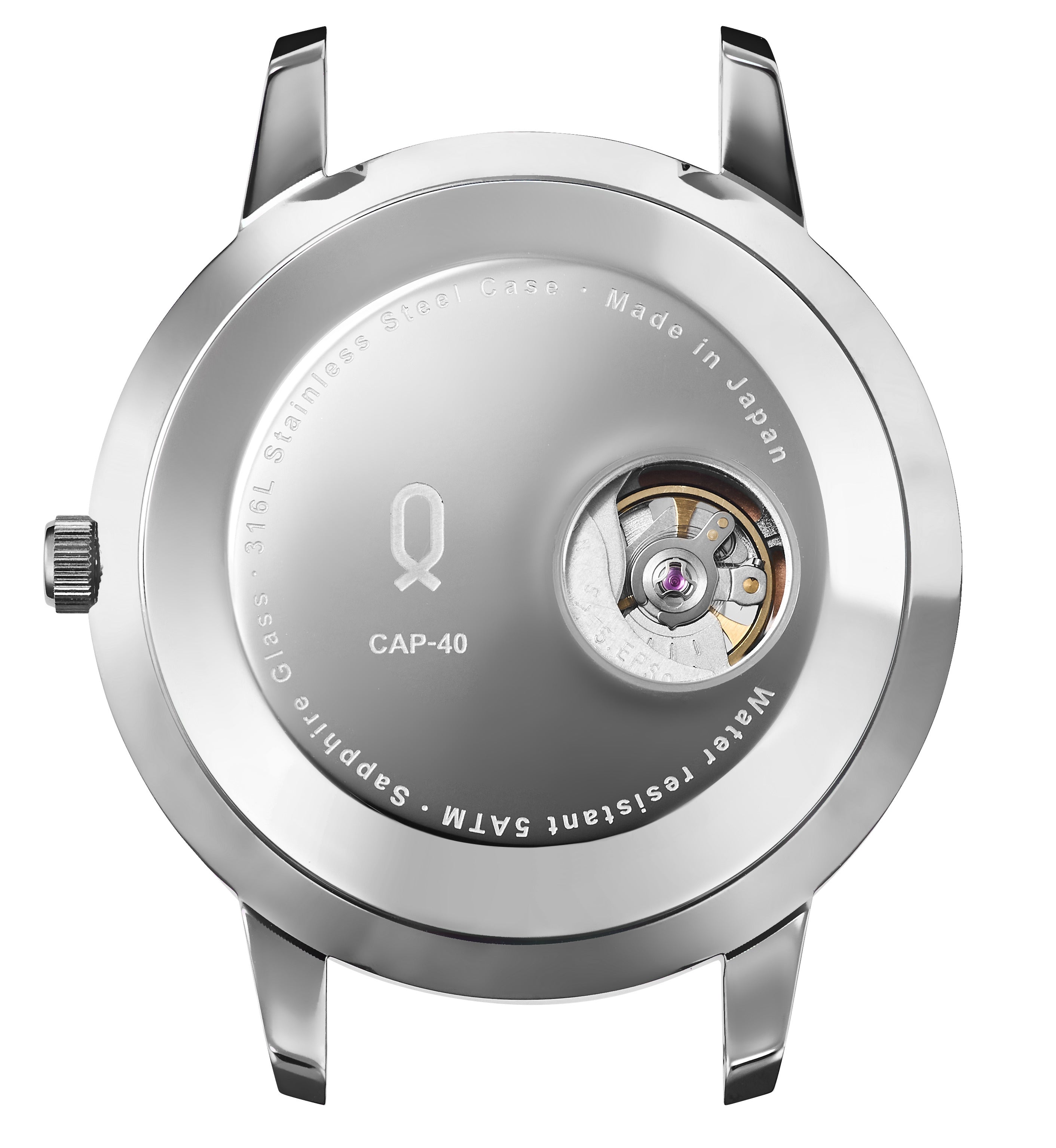 Knot CAP-40SVBU 腕時計 メンズ 自動巻き バーガンディー 日本製 40mm