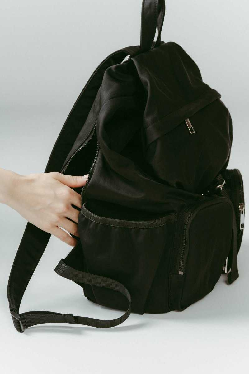 nylon back pack/black | KNUTH MARF