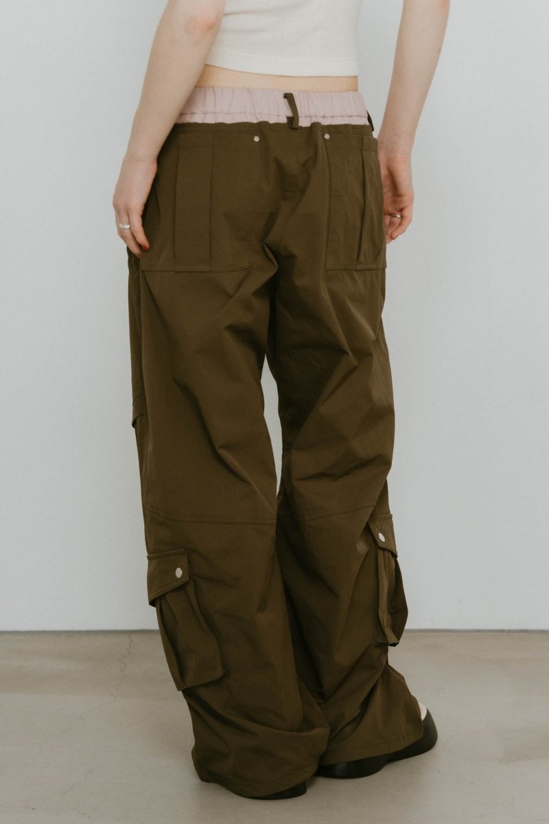 docking nylon pants(unisex)/khaki | KNUTH MARF