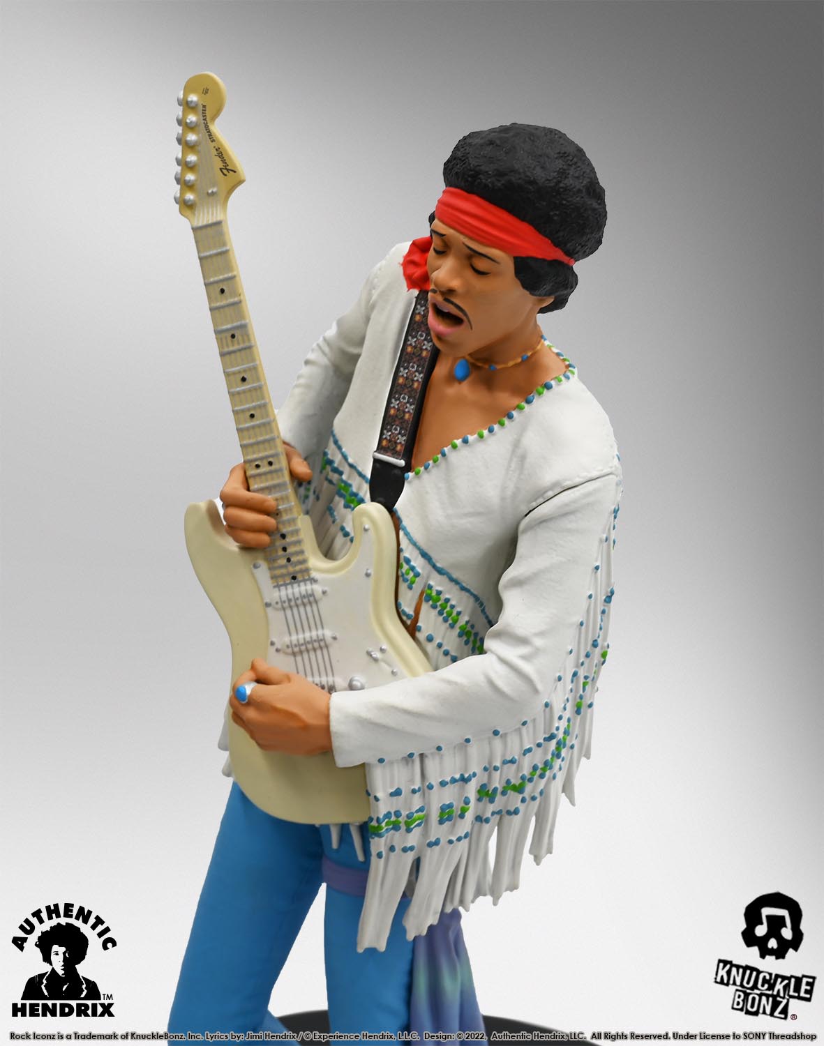 Jimi Hendrix III KnuckleBonz Statue