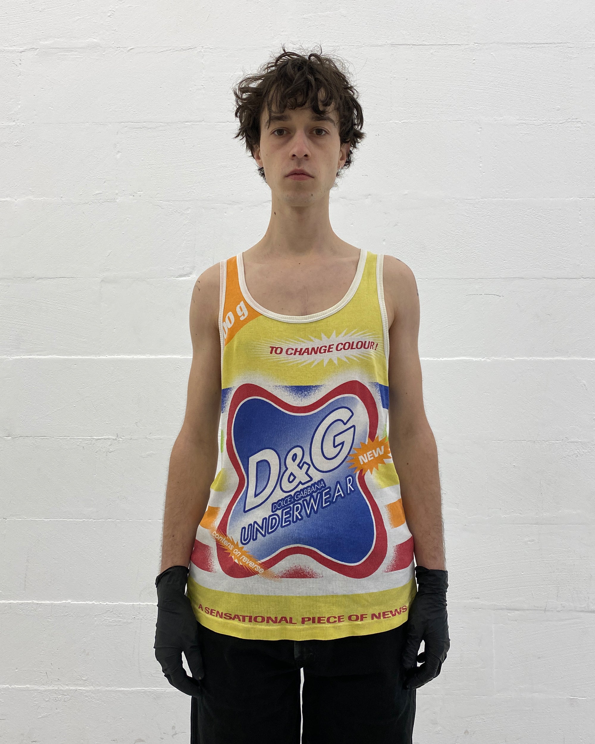 Dolce & Gabbana 2000s Underwear Tanktop Multicolor – knudpeters