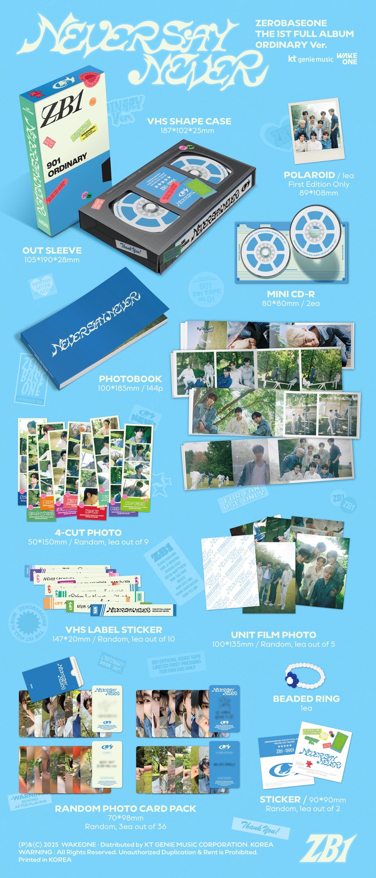 ZEROBASEONE - NEVER SAY NEVER (Photobook Ver) – K Stars