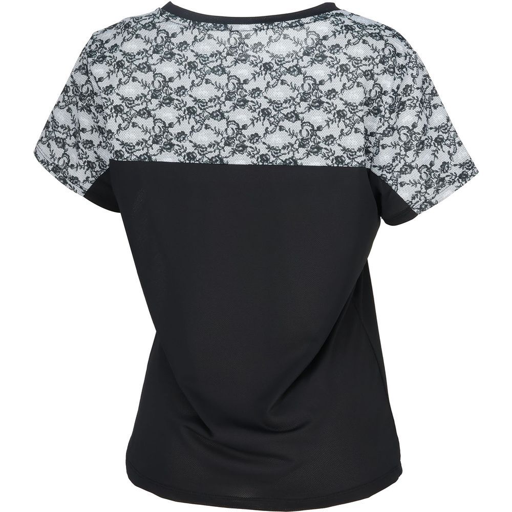 FILA テニス ジャガードフーデイとシャツ、スカートの3点セットアップ