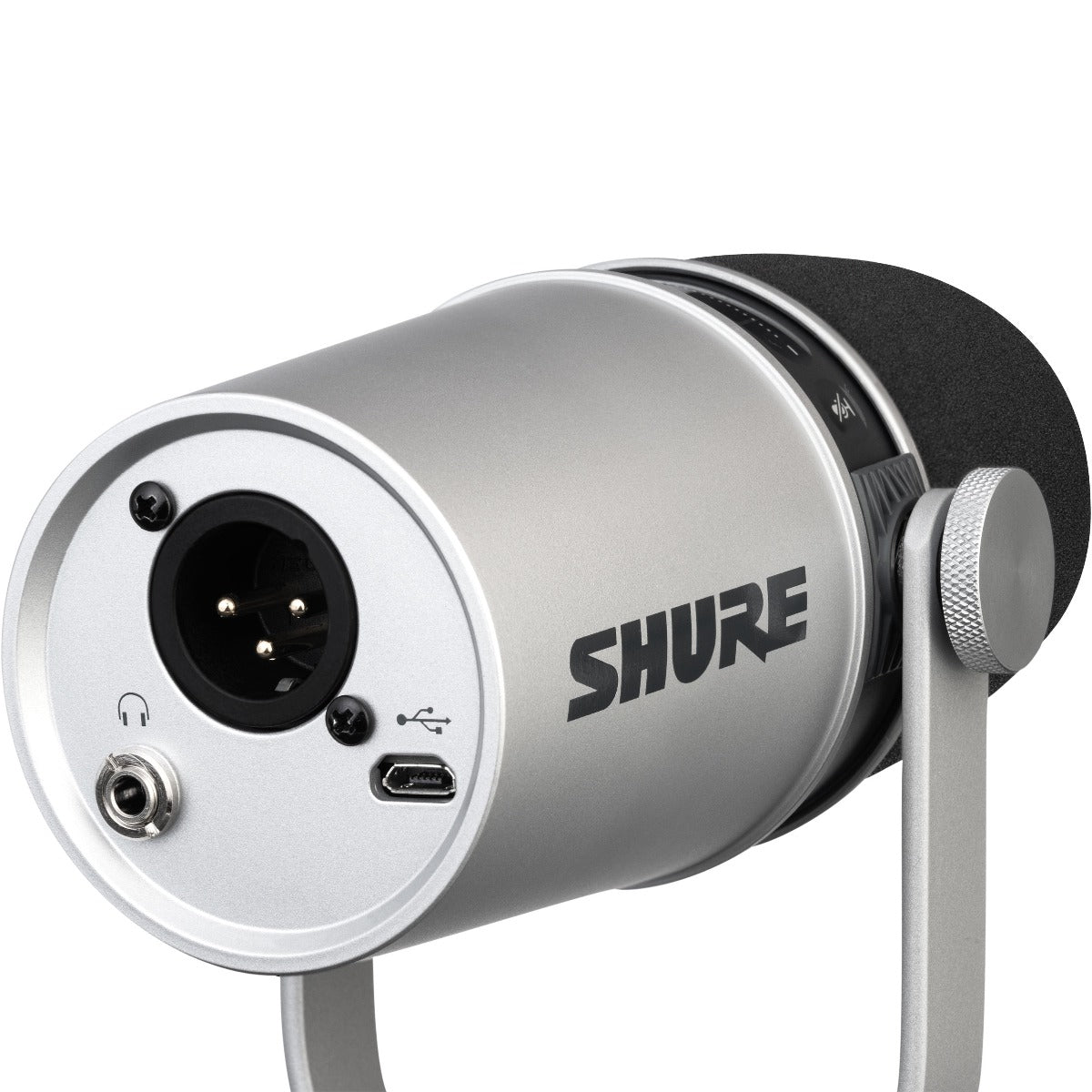 Shure MV7 Podcast Microphone - Silver STUDIO KIT – Kraft Music