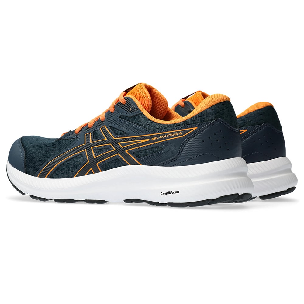asics アシックス GEL-CONTEND 8 EW メンズ ネイビー×オレンジ | 靴