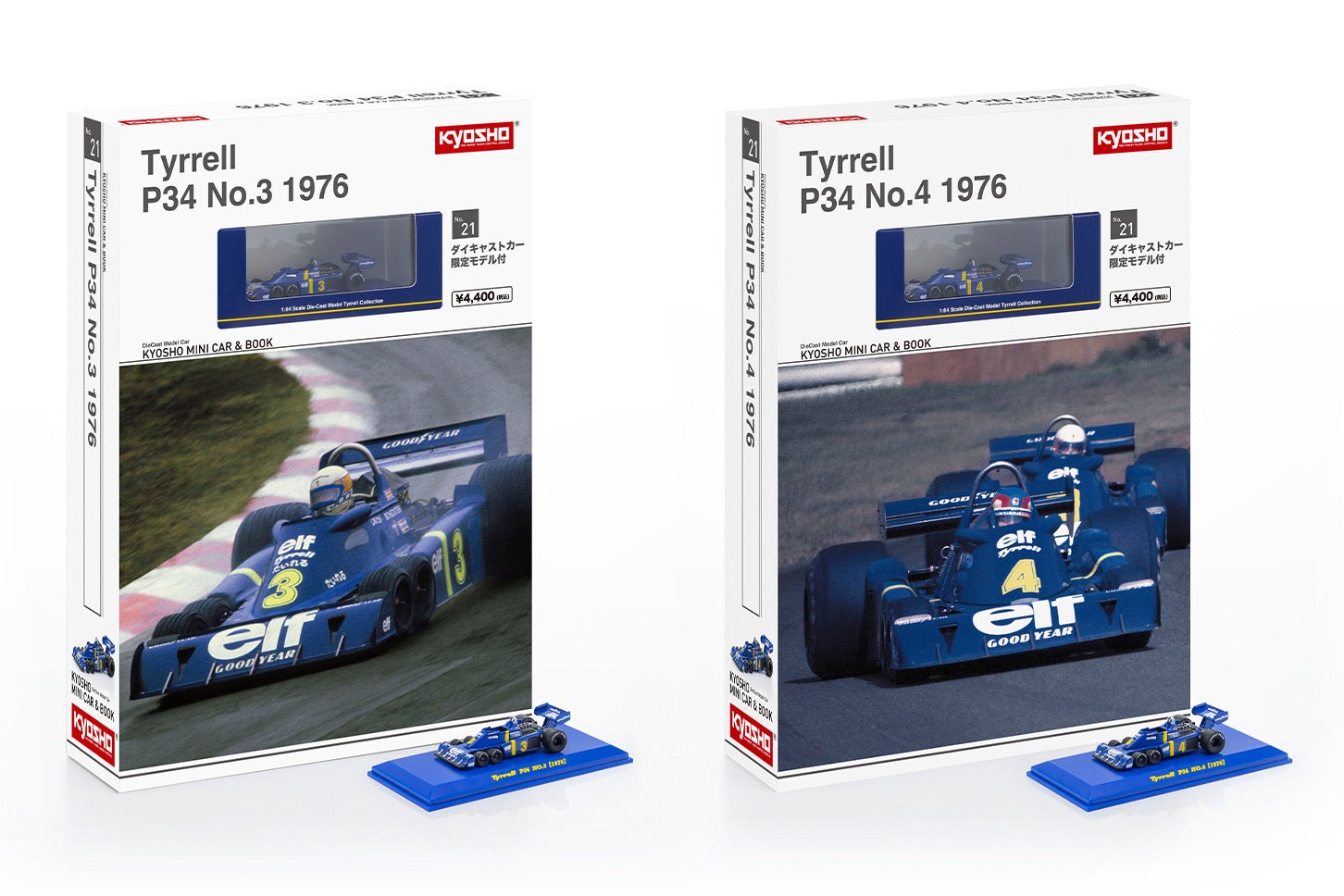 京商からファミマで買えるミニカー「タイレル P34」が登場！ F1史に名
