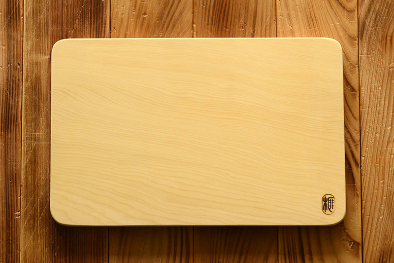 榧（かや）専門店【榧工房 かやの森】製作 『本榧まな板（角丸