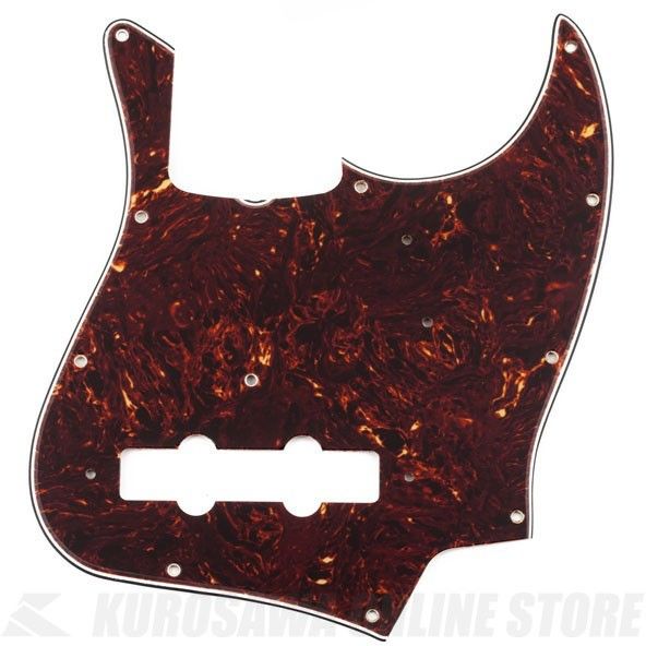 No.0095632049] Pure Vintage '64 Jazz Bass Pickguard - Brown Shell