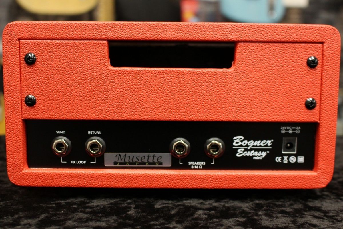 Ecstasy Mini Head Custom Color Red Tolex / Black Grill / Silver