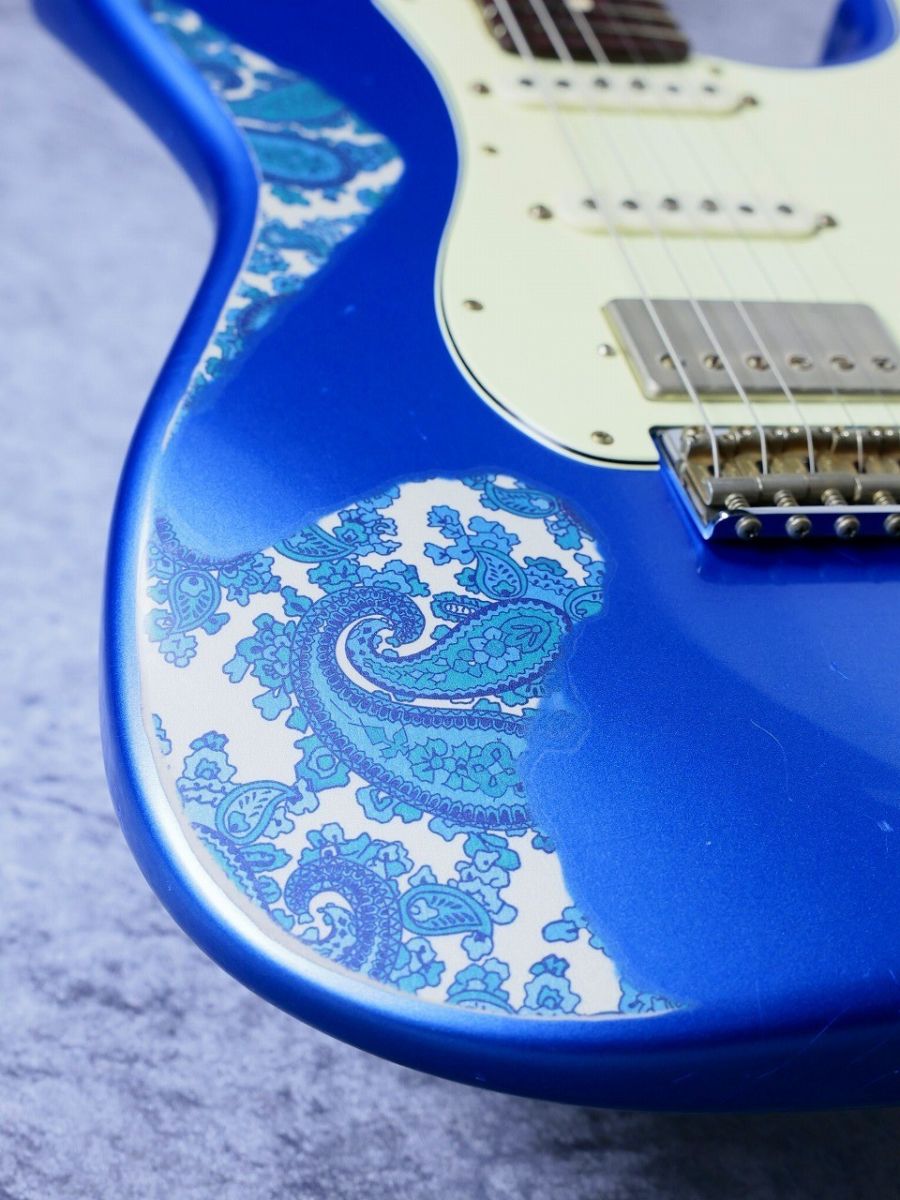 XSC-2 Master Grade Flame Maple Neck Heavy Aged ~Lake Pracid Blue