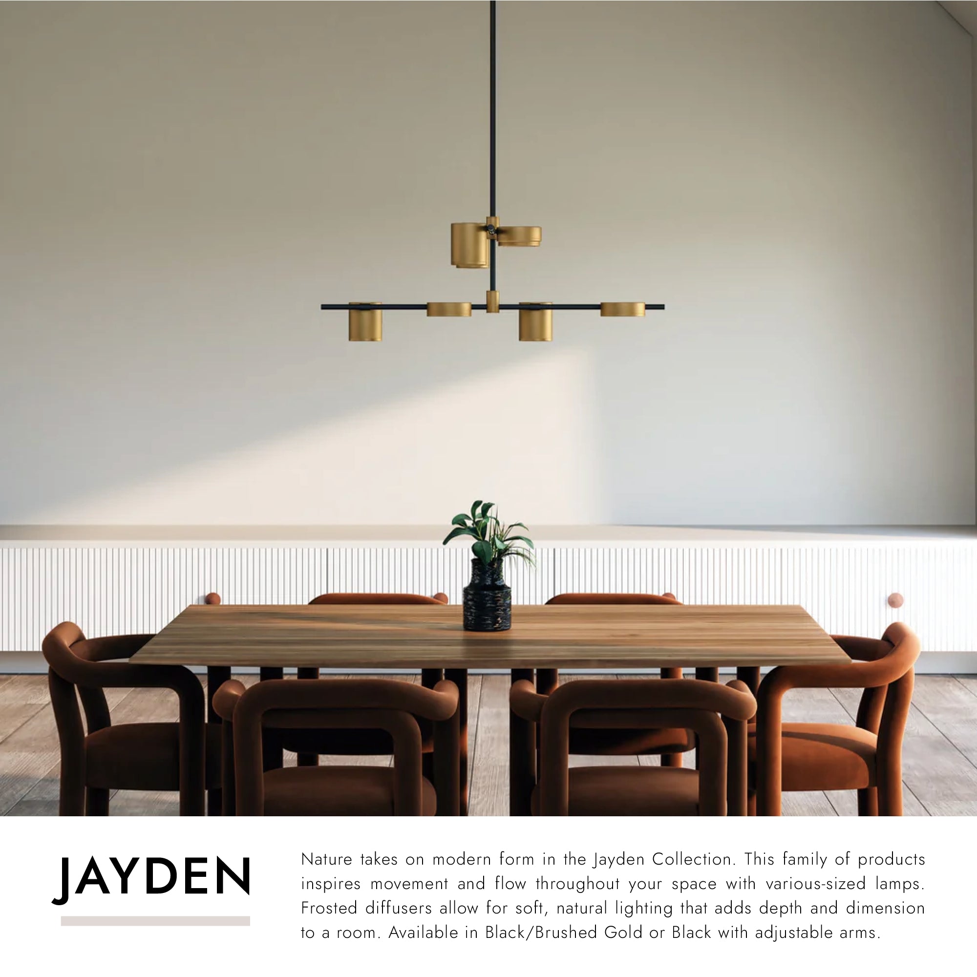 Jayden 40-in Chandelier – Kuzco Lighting