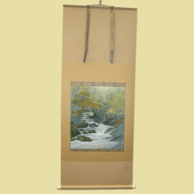 玄々 妙心寺派管長【梶浦逸外】中島静好堂表具『夢』紙本 横物 桐共箱