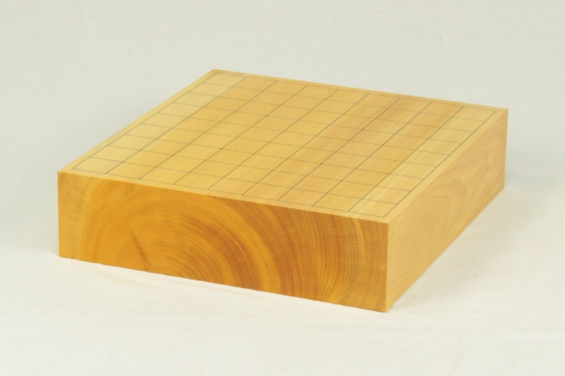 日本産】本榧卓上将棋盤 3寸板目（一枚物）219131