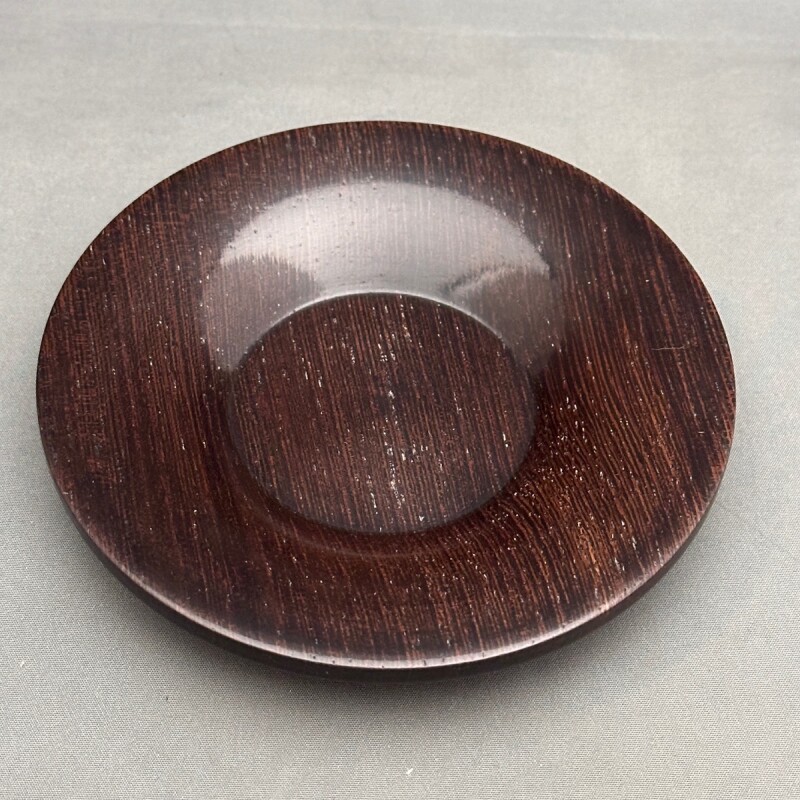 木製 茶托 鉄刀木（たがやさん） 110mm（5枚組）｜茶器・煎茶道具｜京