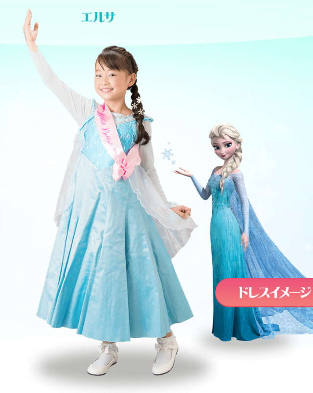 ビビディバビディブティック エルサ ドレス 110サイズ 東京ディズニー