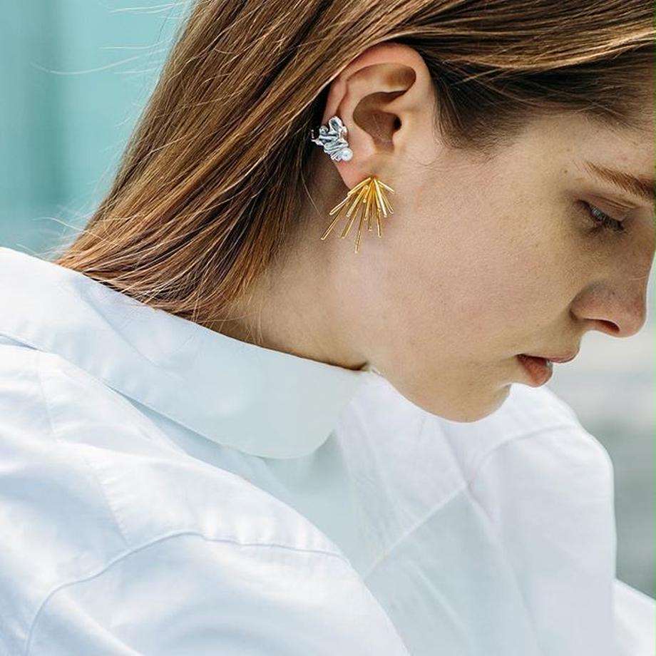 Down Spark (M) ピアス | Lamie (ラミエ) Jewelry Accessory Brand
