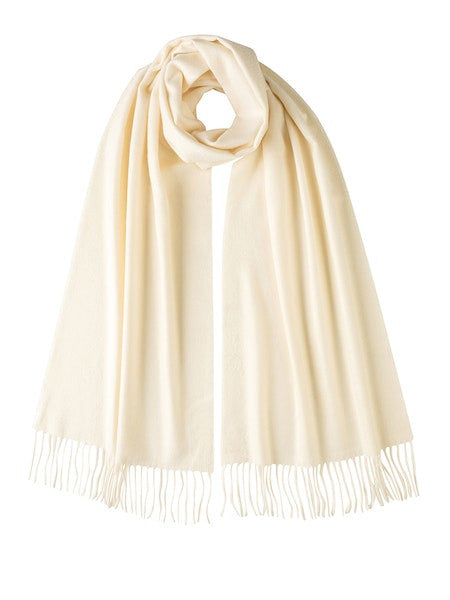 Johnstons of Elgin Cashmere Plain Wide Scarf | The Lanam Shop