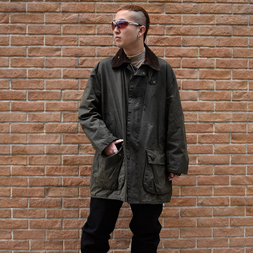 90's Barbour “BORDER” オイルドジャケット イングランド製 250116H